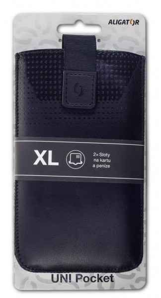 ALIGATOR Pouzdro UNI-POCKET, vel.L (150*89), černá