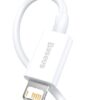 Baseus CALYS-02 Superior Fast Charging Kabel Lightning 2.4A 0.25m White