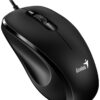Genius DX-101/Kancelářská/Optická/Pro praváky/1 200 DPI/Drátová USB/Černá