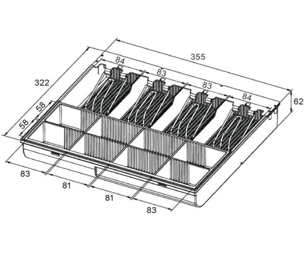 Náhradní plastový mincovník pro zásuvku S-410