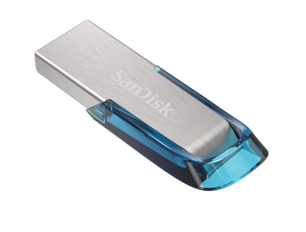 2-4349 SanDisk Ultra Flair/64GB/USB 3.0/USB-A/Modrá