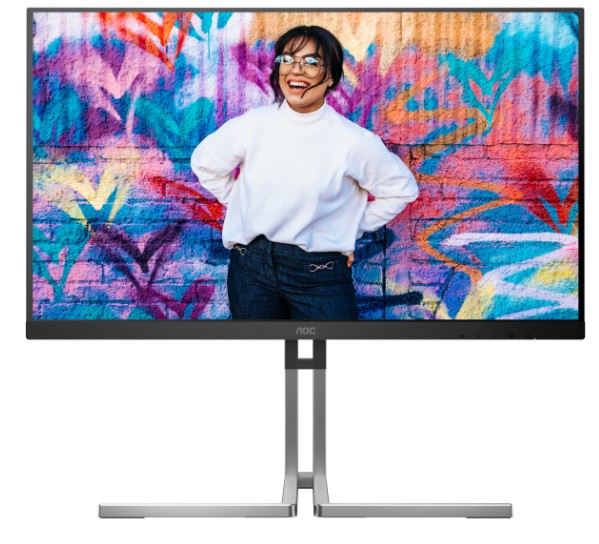 2-546 AOC/Q27U3CV/27"/IPS/QHD/75Hz/4ms/Blck-Slvr/3R