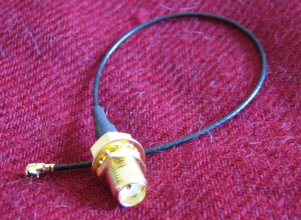 Pigtail u.Fl (IPEX)-SMA female pigtail kabel, 15cm