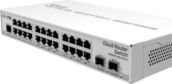 2-5846 MikroTik CRS326-24G-2S+IN,24port GB cloud router switch