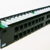 2-5869 DATACOM Patch panel 48p. Cat5e 1U BK 8x6p. Modul, UTP, 19"