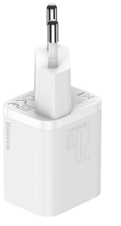 2-6052 Baseus CCSUP-B02 Super Si Quick Nabíječka USB-C 20W White