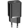 2-6066 Baseus rychlonabíječka do sítě Super Si USB-C PD QC 20W černá s kabelem USB-C/Lightning 1m