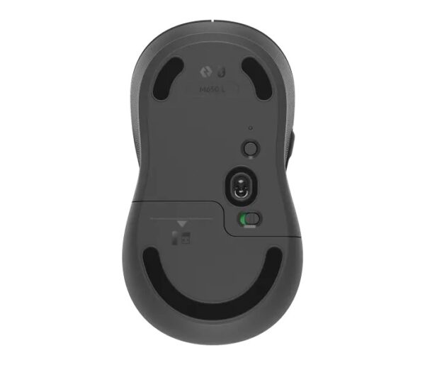 Logitech M650M/Kancelářská/Laserová/Bezdrátová USB + Bluetooth/Šedá