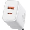 Baseus CCXJ-B02 Compact Quick Nabíječka USB/USB-C 20W White