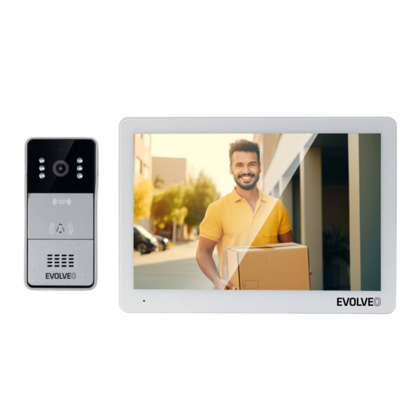 EVOLVEO DoorPhone 10-2W - 2 drátový videotelefon s aplikací 32GB pamětí