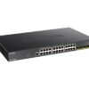 D-Link DGS-1250-28XMP/E 24-port Gigabit PoE Smart Managed Switch with 4x 10G SFP+ ports, 370Watts
