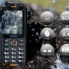 EVOLVEO StrongPhone X5, vodotěsný odolný Dual SIM telefon, černo-šedá