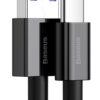 2-6436 Baseus datový kabel Superior USB-C 1m 6A 66W černý