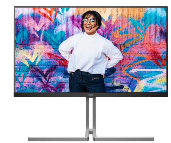 2-6448 AOC/U32U3CV/32"/IPS/4K UHD/60Hz/4ms/Blck-Slvr/3R