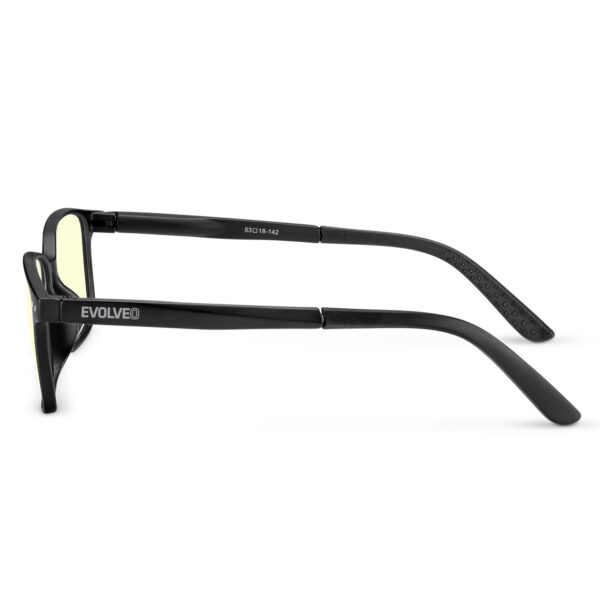 EVOLVEO BlueBlock40, PC brýle, blokace modrého světla 40%, nedioptrické, černé