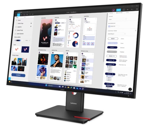 2-6877 Lenovo ThinkVision/T32UD-40/31,5"/IPS/4K UHD/60Hz/4ms/Černá/3R
