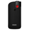 EVOLVEO EasyPhone FL, mobilní telefon pro seniory s nabíjecím stojánkem, černá