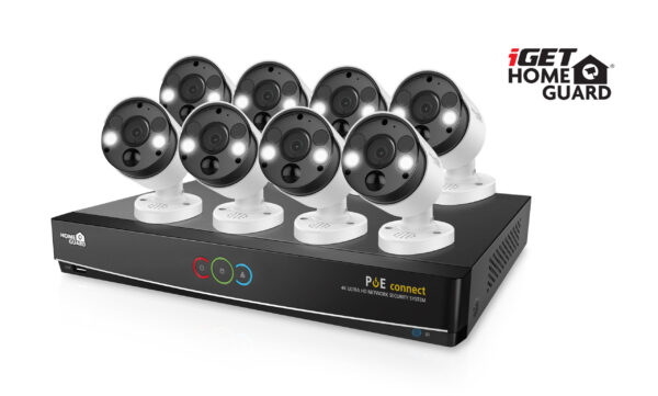 2.HGNVK-164908_1a iGET HGNVK164908 - Kamerový UltraHD 4K PoE set, 16CH NVR + 8x IP 4K kamera, zvuk, SMART W/M/Andr/iOS