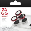 ZAGG Ochranná čočka Premium pro Apple iPhone 17 Pro/Pro Max 16 Pro/Pro Max/15 Pro/Pro Max - červená