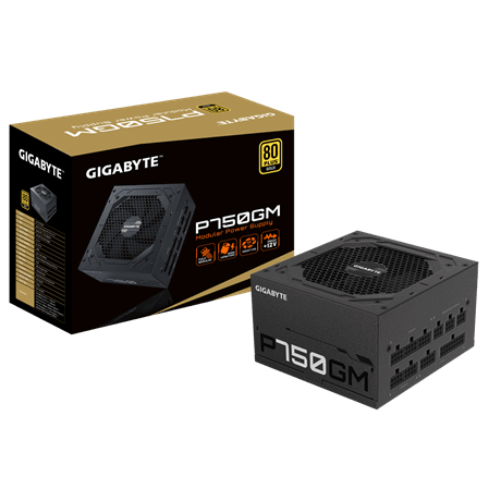 GIGABYTE P750GM/750W/ATX/80PLUS Gold/Modular/Retail