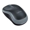 Logitech M185 nano/Kancelářská/Optická/1 000 DPI/Bezdrátová USB/Šedá