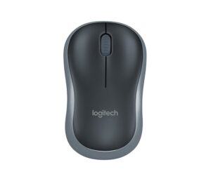 Logitech M185 nano/Kancelářská/Optická/1 000 DPI/Bezdrátová USB/Šedá