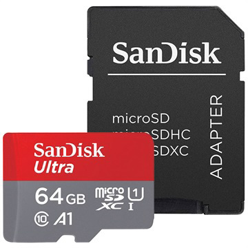 SanDisk Ultra/micro SDXC/64GB/UHS-I U1 / Class 10/+ Adaptér