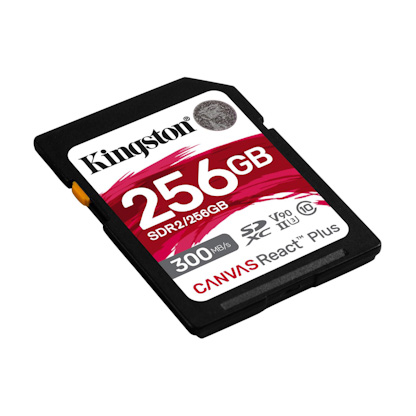 Kingston Canvas React Plus/SDHC/256GB/UHS-II U3 / Class 10