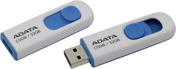 205A0000011032 ADATA C008/32GB/USB 2.0/USB-A/Modrá