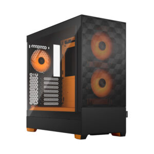 20905312908_s Fractal Design Pop Air RGB Orange Core TG Clear Tint/Midi Tower/Transpar.
