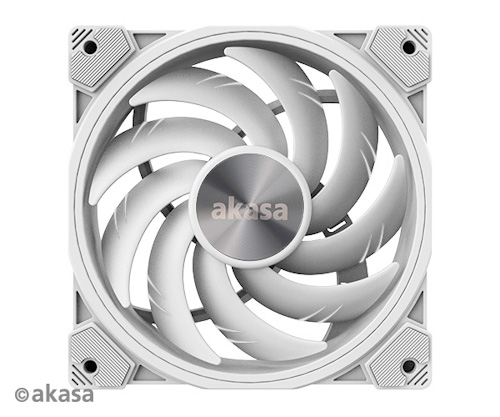ventilátor Akasa - 12 cm - SOHO AR argb bílý