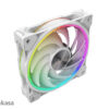 ventilátor Akasa - 12 cm - SOHO AR argb bílý