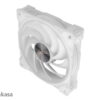 ventilátor Akasa - 12 cm - SOHO AR argb bílý