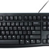 Logitech K120/Drátová USB/US layout/Černá