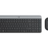 set Logitech slim Wireless MK470 - graphite, US