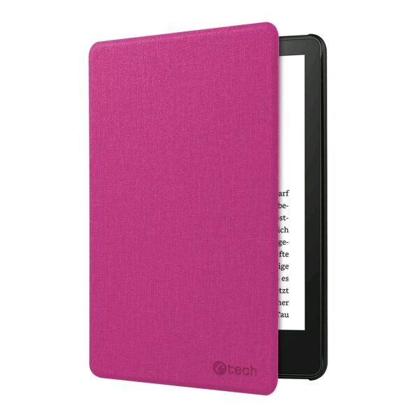 21rasp_s-1 C-TECH PROTECT pouzdro pro Amazon Kindle PAPERWHITE 2024/COLORSOFT, AKC-21R, raspberry