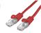 2222_n Kabel C-TECH patchcord Cat6, UTP, červený, 0,5m