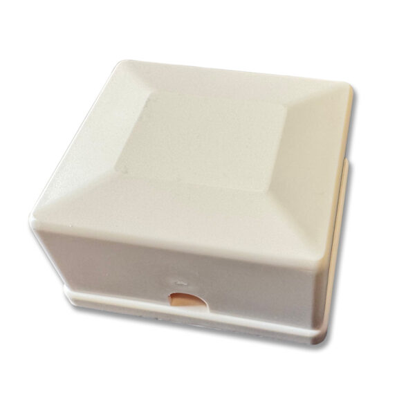 Neosazená zásuvka na omítku pro 1 keystone protiprachová