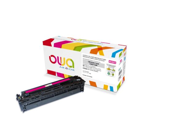 OWA Armor toner kompatibilní s HP CB543A, 1400st, červená/magenta