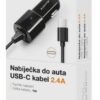 22741_3_800_600 Aligator nab. do auta USB-C s USB TCH 2,4A černá