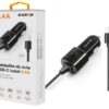 22741_800_600 Aligator nab. do auta USB-C s USB TCH 2,4A černá