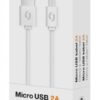 ALIGATOR Datový kabel 2A, Micro USB bílý