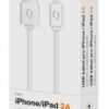 ALIGATOR Datový kabel 2A iPh lightnin 2 m bílý