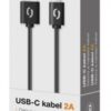ALIGATOR Datový kabel 2A USB-C 2 m černý