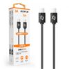 23453_800_600 ALIGATOR Datový kabel POWER 3A, USB-C/USB-C, černý
