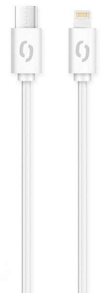 ALIGATOR Datový kabel POWER 3A, USB-C/lightning bílý