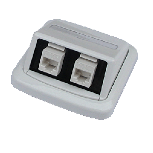 2420_22_ABBTango_snimek Dvojzásuvka ABB TANGO 2xRJ45 Cat5e UTP bílá