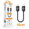 24688_800_600_s ALIGATOR Datový kabel POWER USB-C/USB-C 15cm, černý