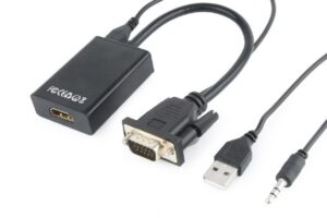 24_s-8 GEMBIRD Redukce VGA - HDMI, 0,15m, M/F