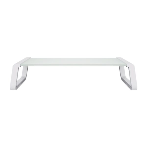 TRUST MONTA GLASS MONITOR STAND WHT